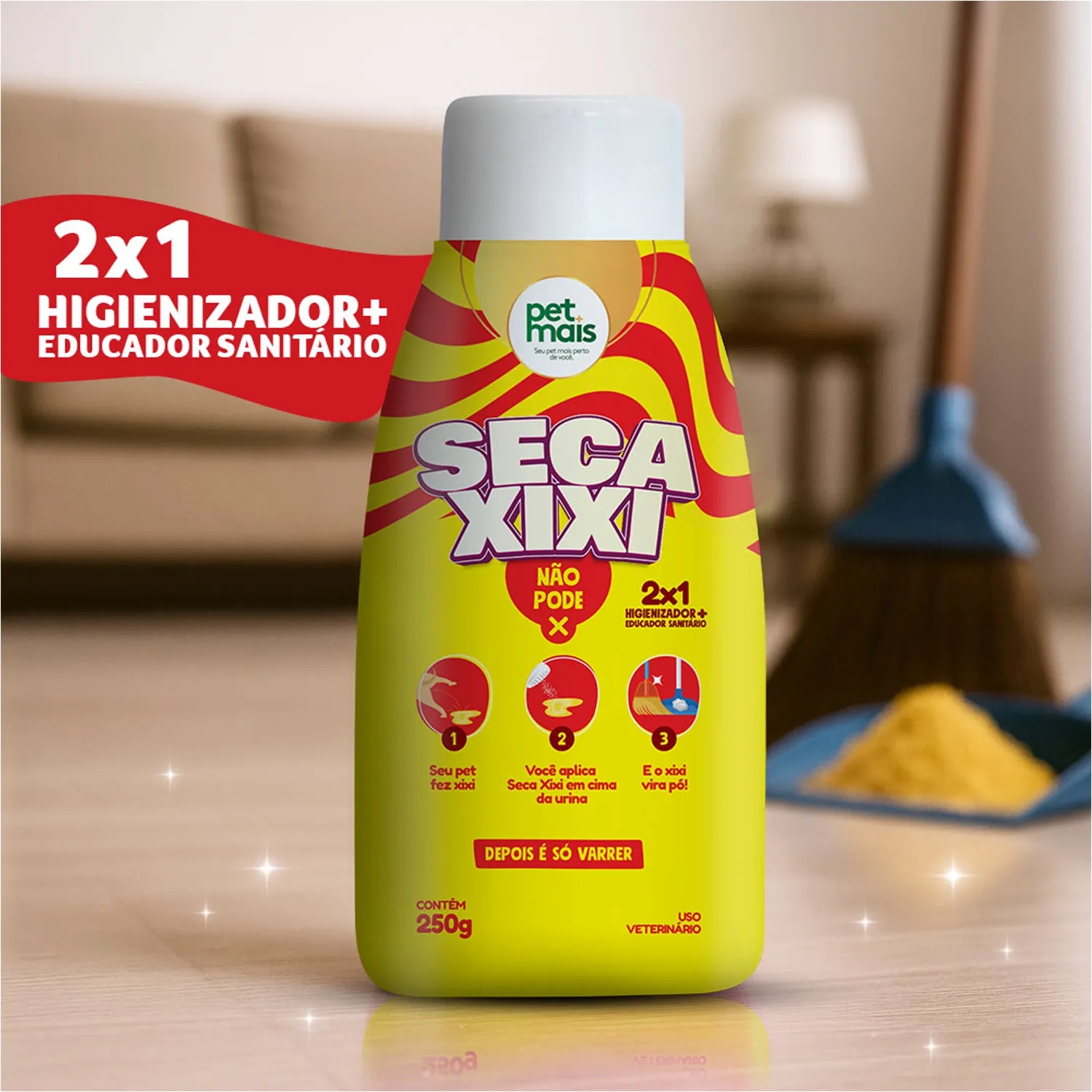 Seca Xixi Repelente Não Pode Petmais